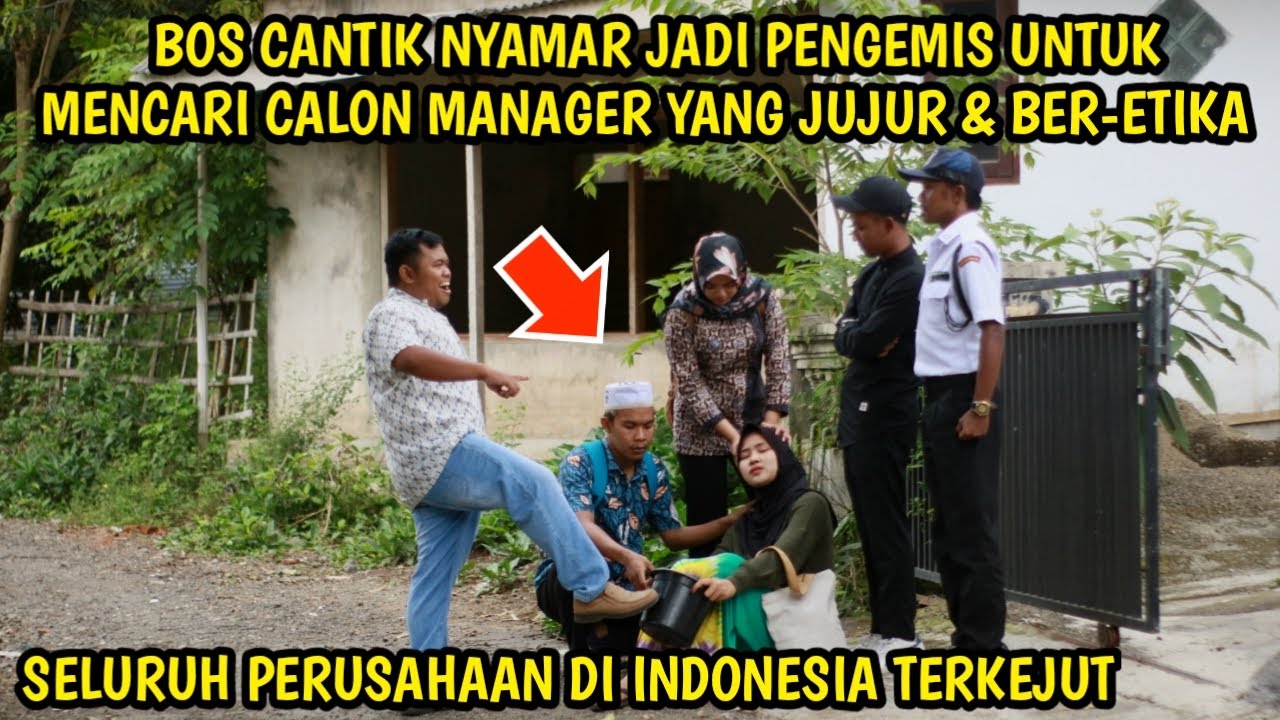 BOS CANTIK NYAMAR JADI PENGEMIS UNTUK MENCARI CALON MANAGER YANG JUJUR & BERETIKA ! SEMUA TERKEJUT