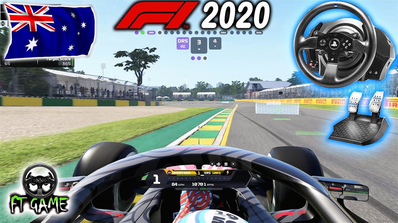 F1 2020 Thrustmaster Settings and First Look (MY TEAM CAREER - AUSTRALIAN GP Practice) #1
