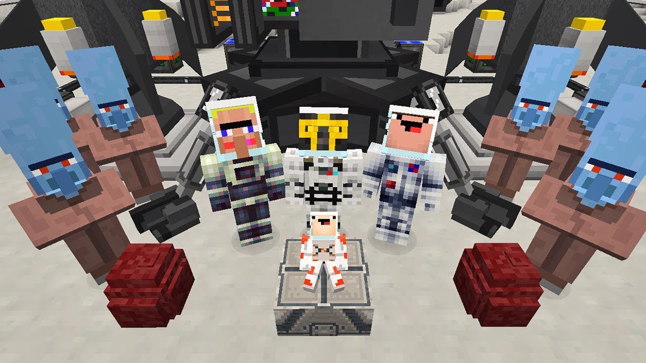 EL BEBÉ NOOB EXPLOTA LA LUNA CON MASSI, EL NOOB Y EL ALDEANO EN MINECRAFT TROLL 🚀