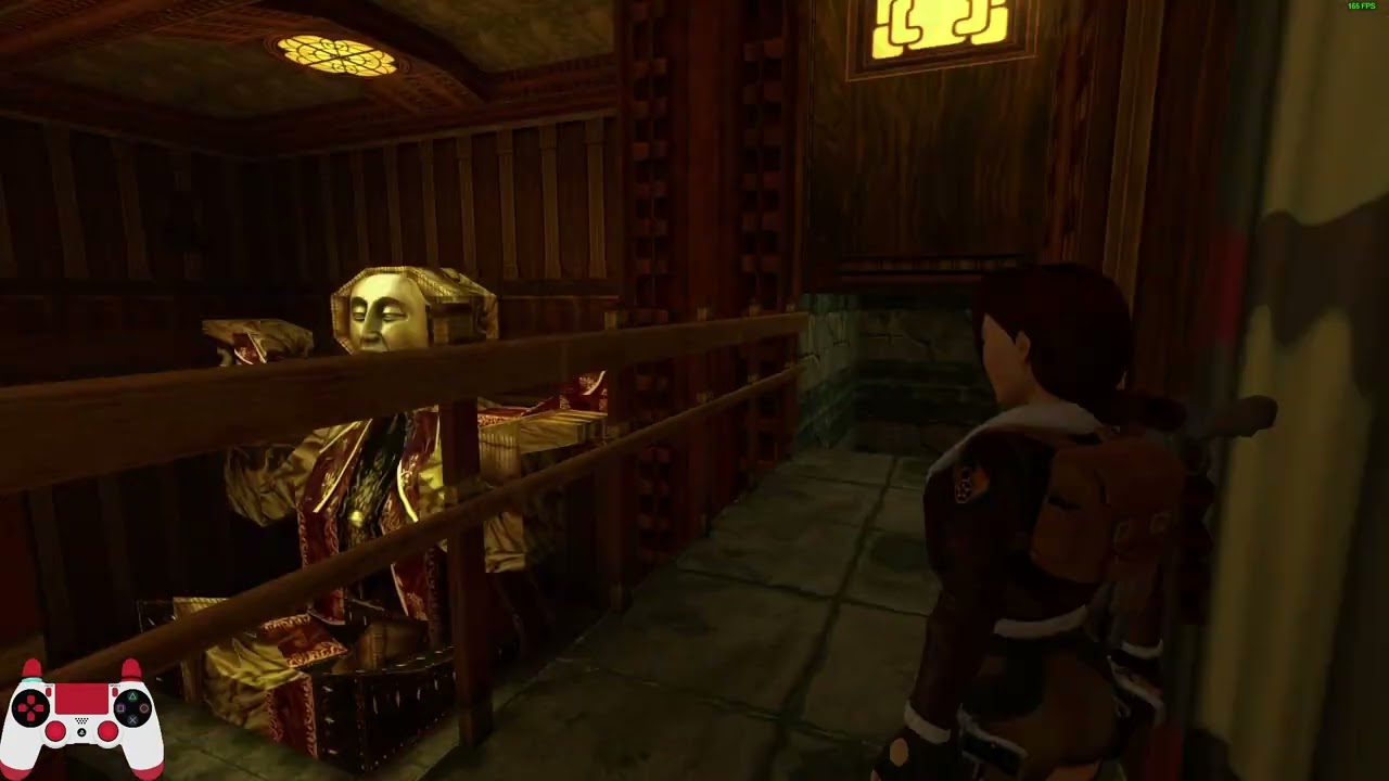 Tomb Raider 2 Remastered Barkhang Monastery Speedrun+Glitches 3:53 IGT