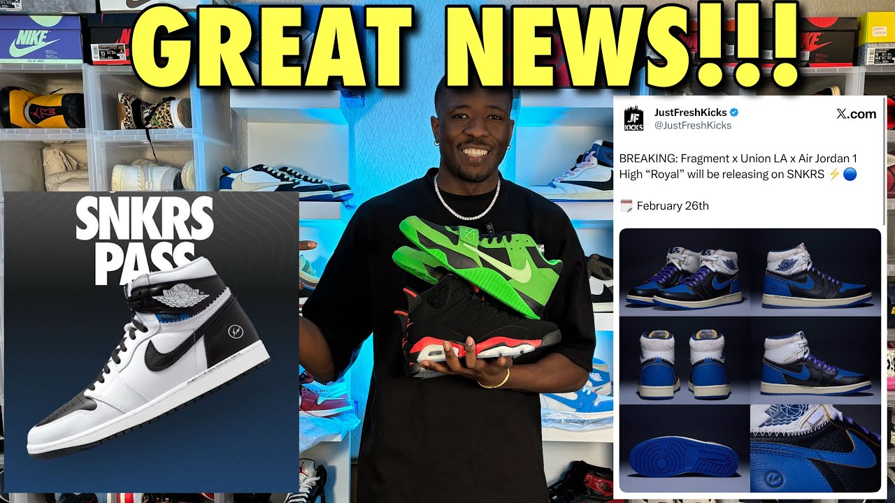 ОТЛИЧНЫЕ НОВОСТИ! ФРАГМЕНТ СОЮЗА JORDAN 1 НА SNKRS 😎 ВНИМАНИЕ!