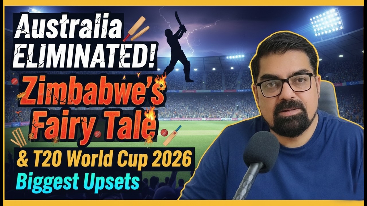 Australia ELIMINATED! Zimbabwe's Fairy Tale & T20 World Cup 2026 Biggest Upsets | The Flipper