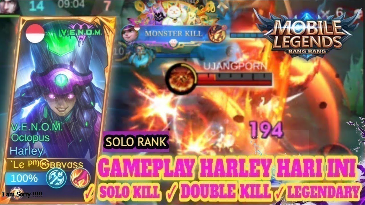 HARLEY JUNGLER LOCK PHARSA MY LITTLE BIRD CKCKKCK -100% AUTO WIN || #harley #mobilelegends #m7mlbb