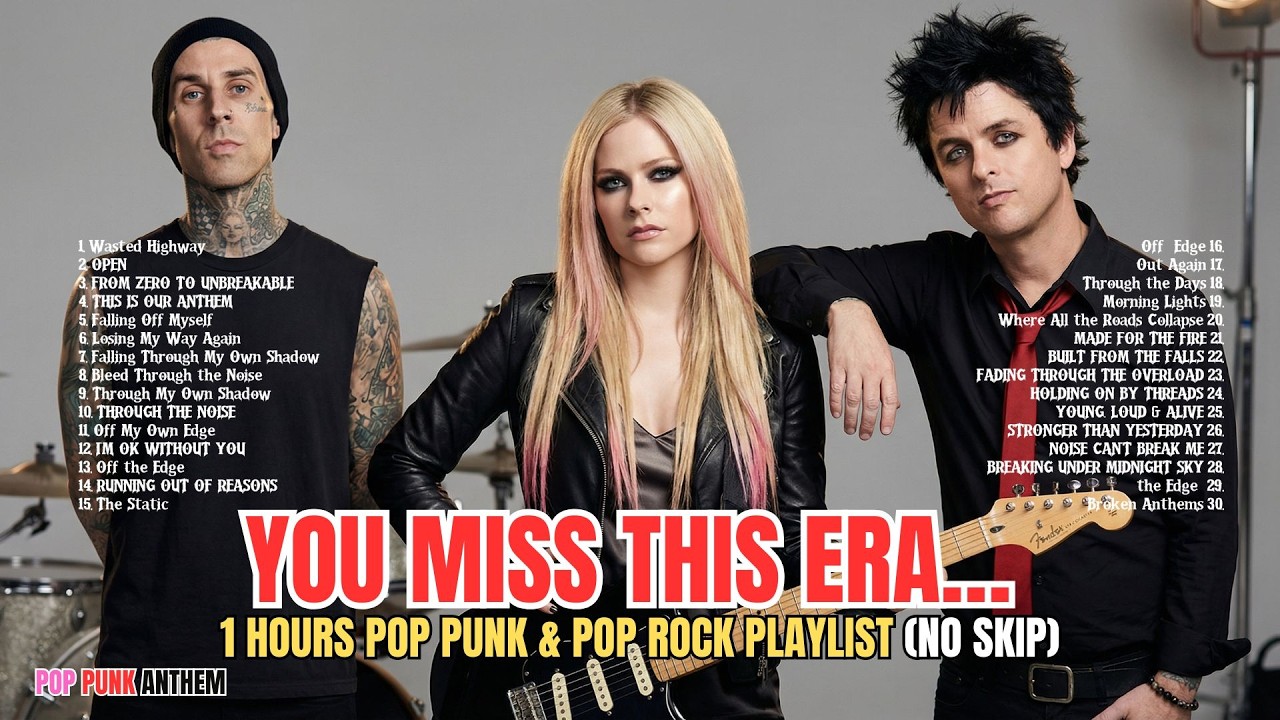 You Miss This Era… 1 Hours Pop Punk & Pop Rock Playlist (No Skip)