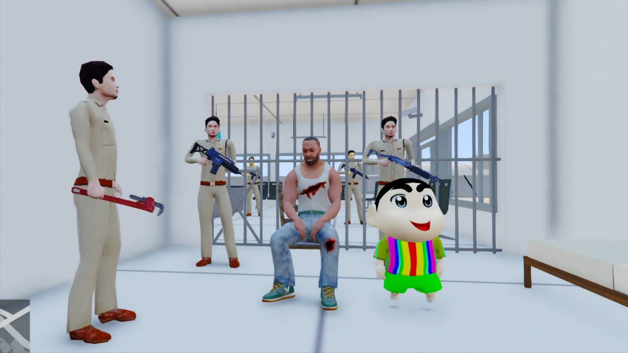 FRANKLIN WAS ARRESTED BY POLICE IN INDIAN BIKE DRIVING 3D