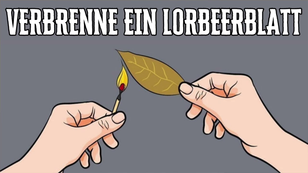 Das geschieht, wenn du ein Lorbeerblatt verbrennst