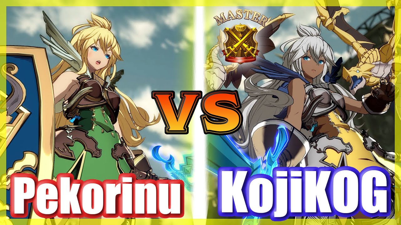 [GBVS] Pekorinu (Zooey) vs KojiKOG (Zooey) FT3 Master 60fps