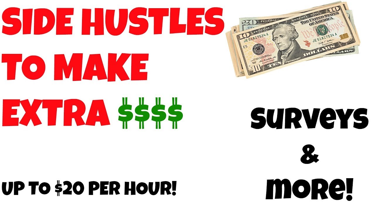 SIDE HUSTLES to make Money at Home! - Up to $20 per Hour!