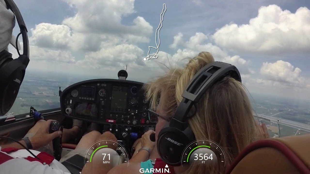 Stemme S12 perfect day of soaring in NW Ohio