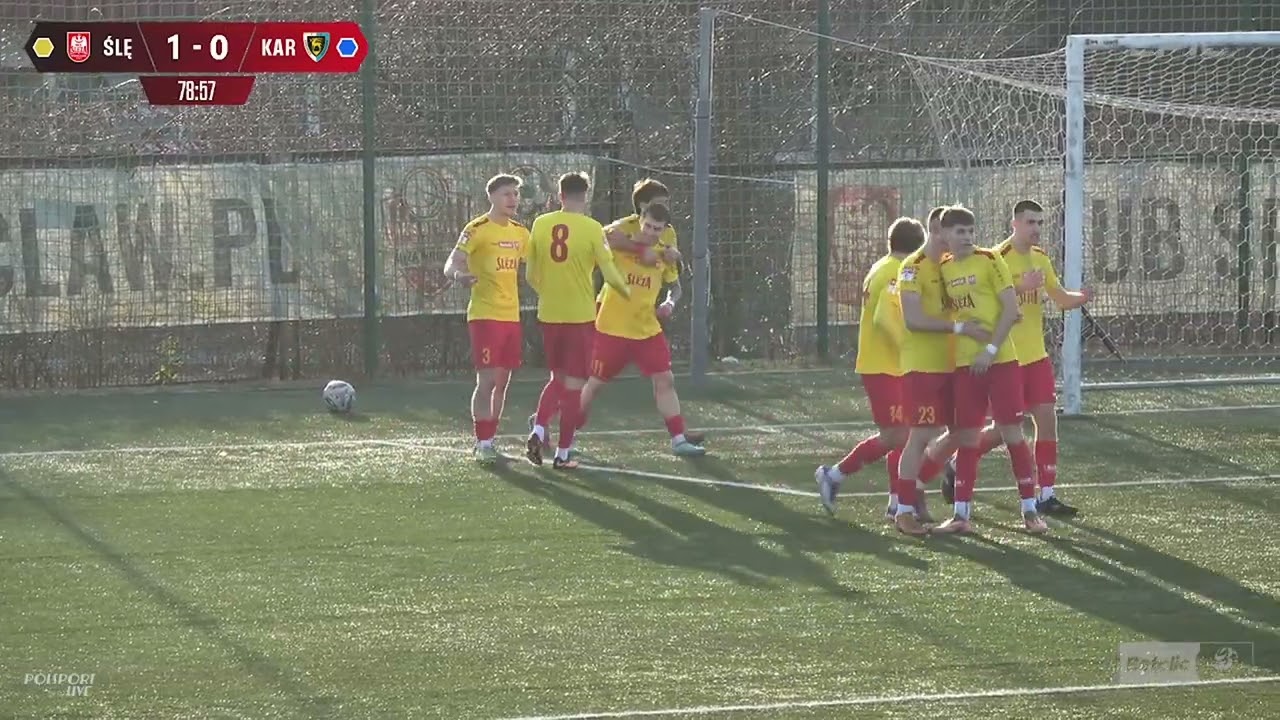 27.02.2026: Ślęza Wrocław - Karkonosze Jelenia Góra 1:0: gol