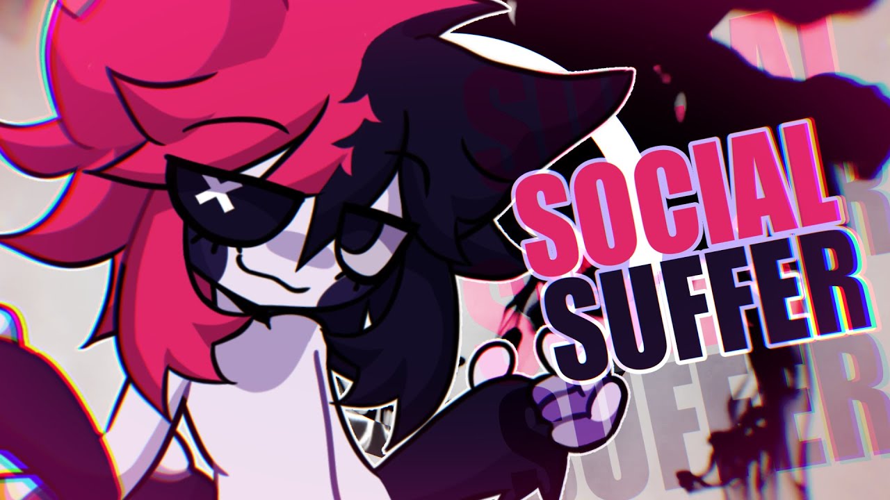 SOCIAL SUFFER || Gift for @sashley || Animation meme