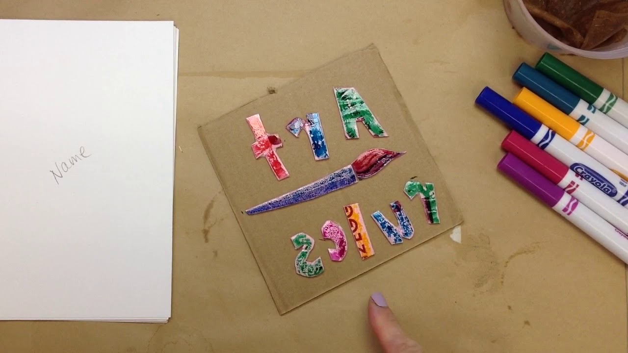 Printmaking using styrofoam