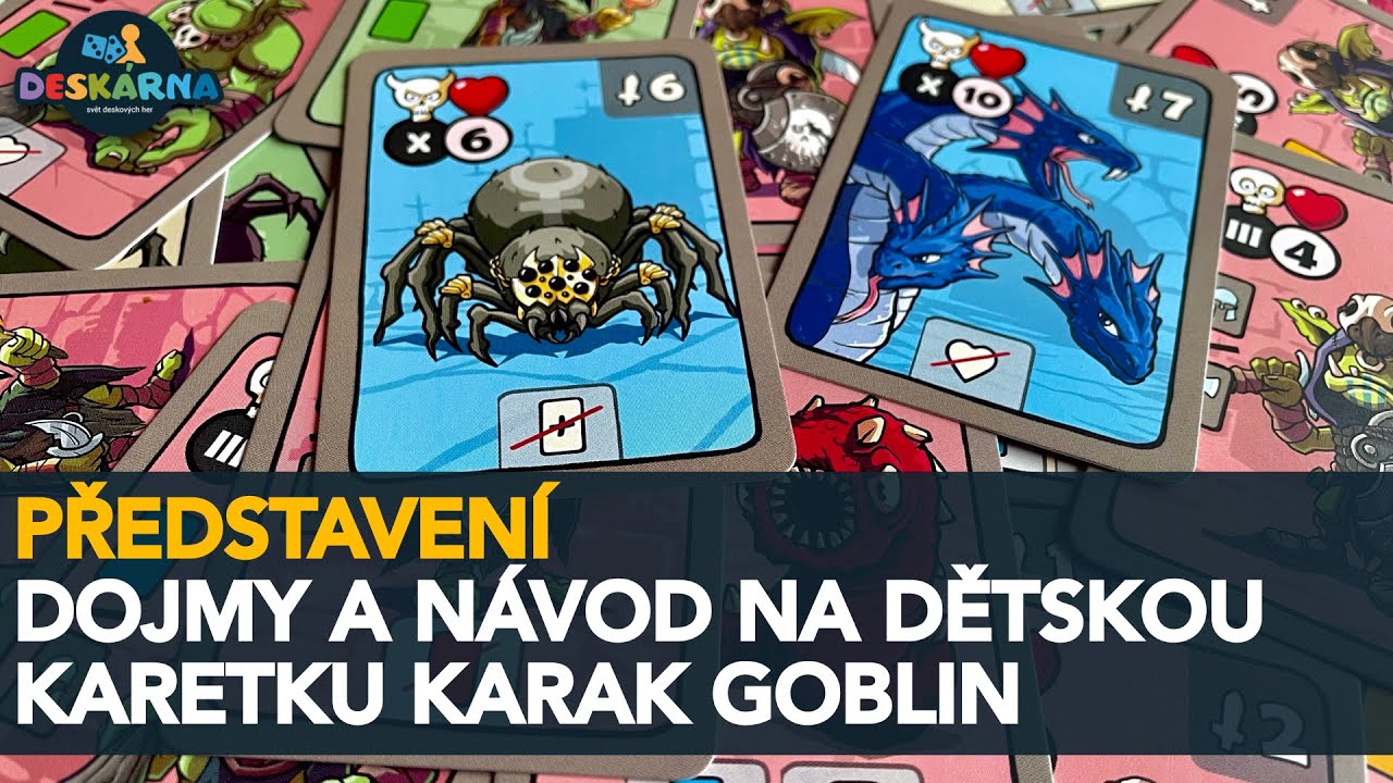 Karak Goblin [PŘEDSTAVENÍ] Návod a zhodnocení dětské deckbuildingové karetky