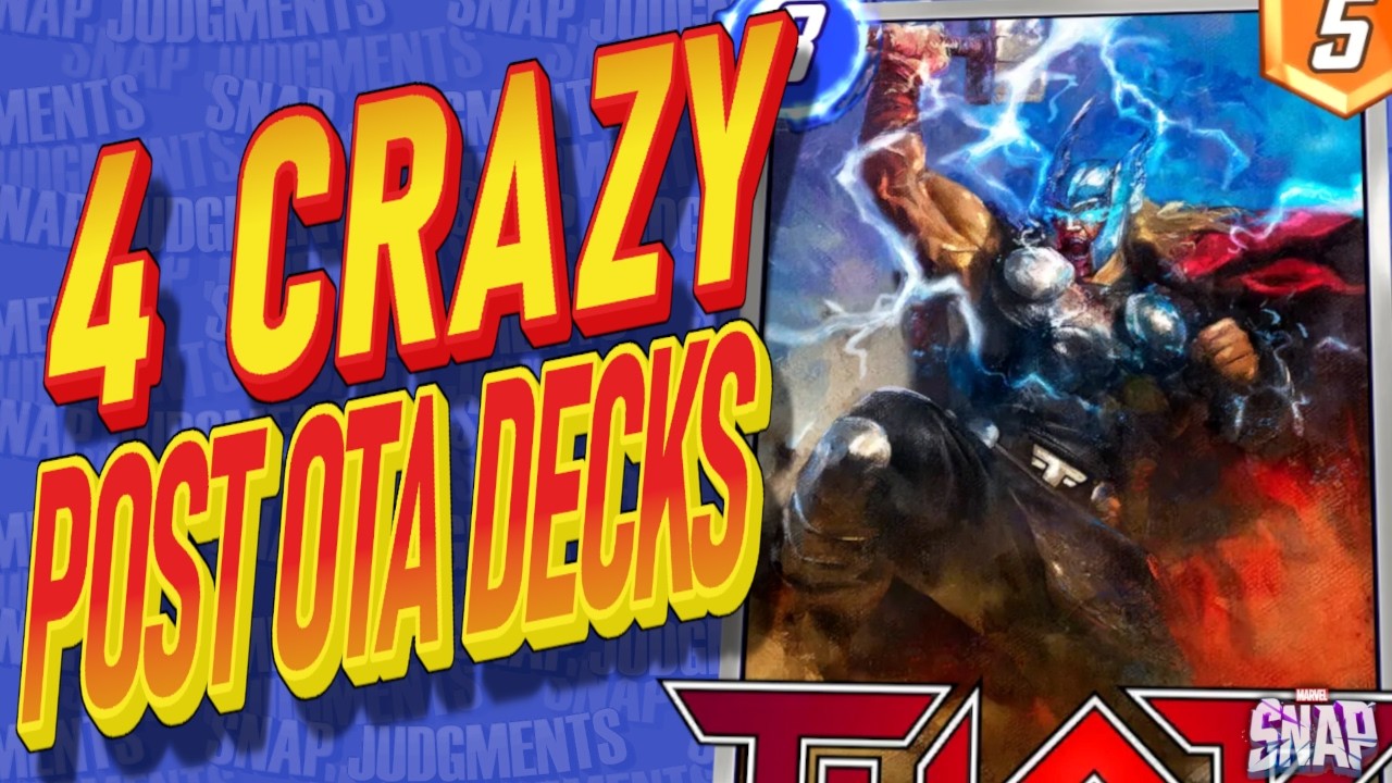 Thors is FINALLY a Top Meta Deck and 3 Other NEW Post OTA Decks to Crush Marvel Snap!
