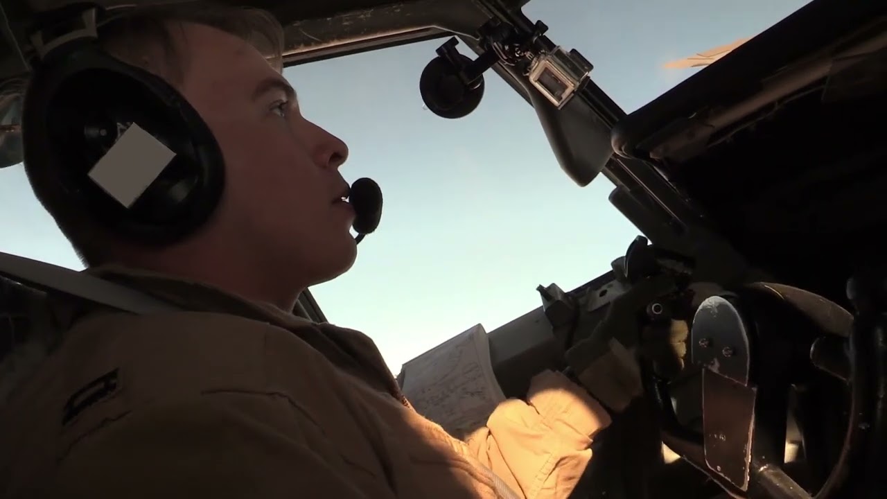 U.S. Air Force JSTARS at Al Udeid Air Base, Qatar