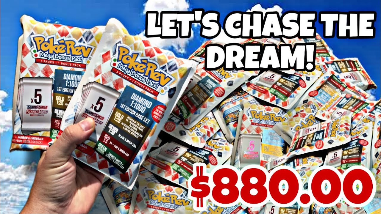 Открытие набора PokeRev Mystery Pack за $880! В погоне за МЕЧТОЙ! #покемон #реакция #открытие #fy...