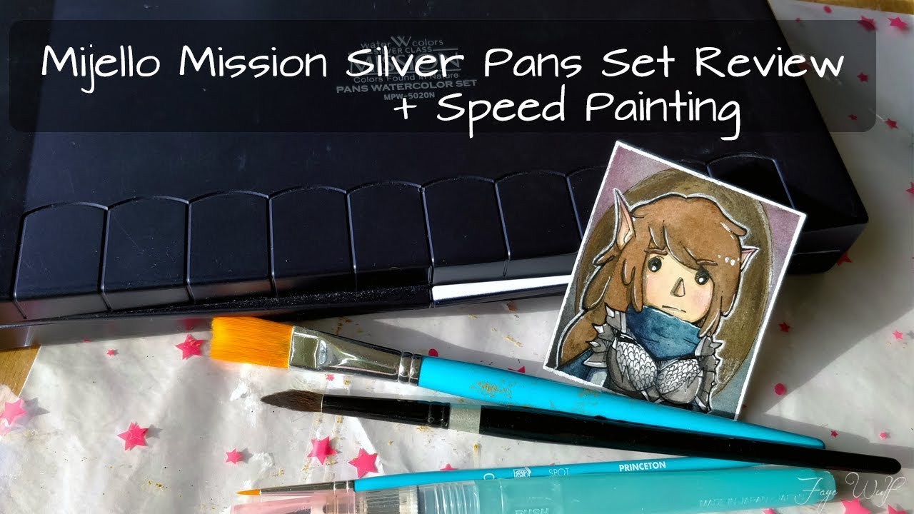 Mijello Mission Silver Class (20 Pan Set) Review + Speed Painting