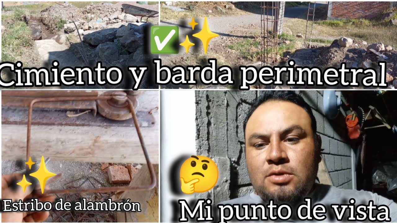 ✨Como hacer estribos de alambrón ✅ continuación de barda perimetral 🧱tips y sugerencias 😱