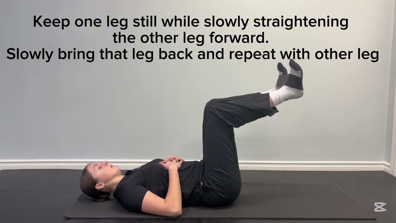 Supine Hip Flexor March