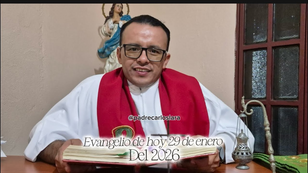 Evangelio de hoy ￼ 6 de febrero del 2026,  con el padre Carlos Lara