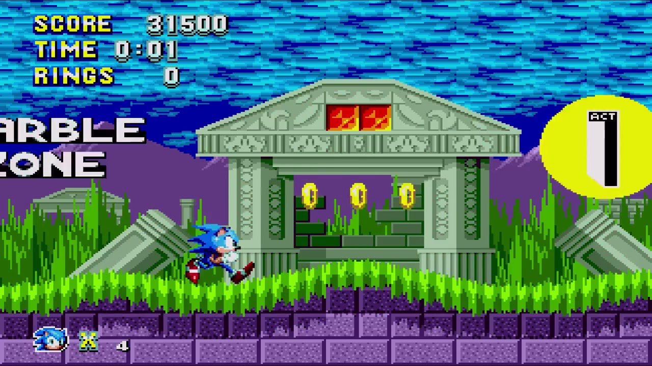 Прототип Sonic Mania &bull; Sonic The Hedgehog Mania Edition &bull; Фан игры (Перезалив)