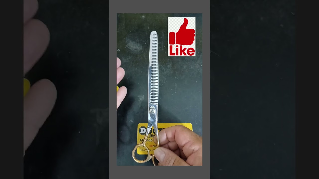 Afiação de tesoura tubarão pet usando FPI e braço articulado da duotech do Brasil!