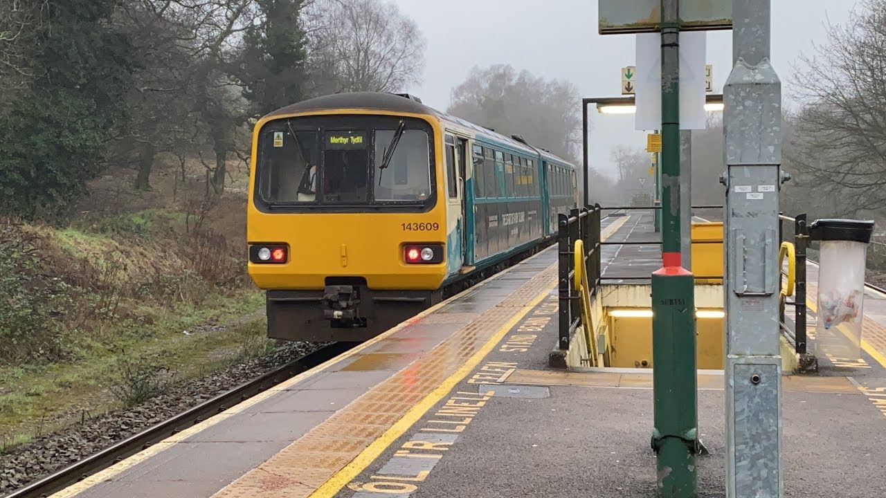 Trains @ Treforest Estate, SWV (South Wales Valleys) - 25/01/2020