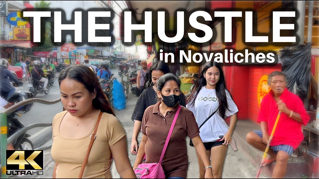 Roaming the Busy Streets of Novaliches Metro Manila Philippines [4K]