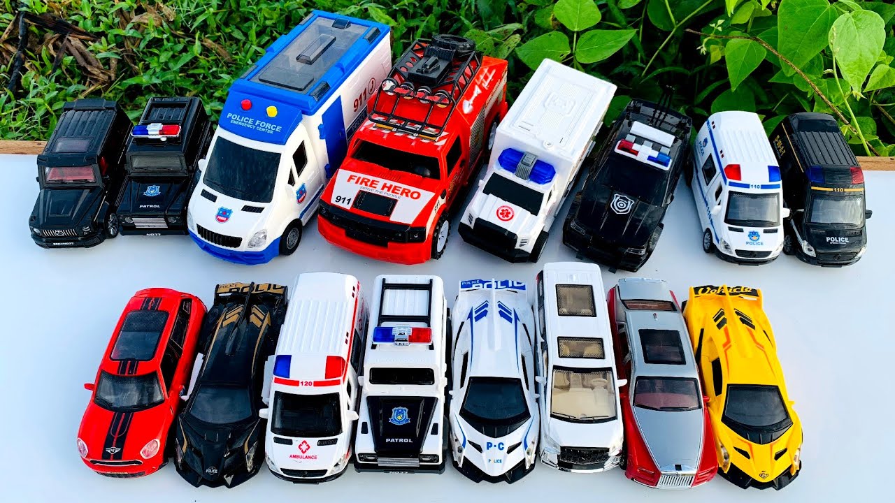 Mobil Mobilan Truk Oleng, Mobil Ambulan Emergency, Mobil Polisi, Mobil Damkar, Mobil Balap #2404