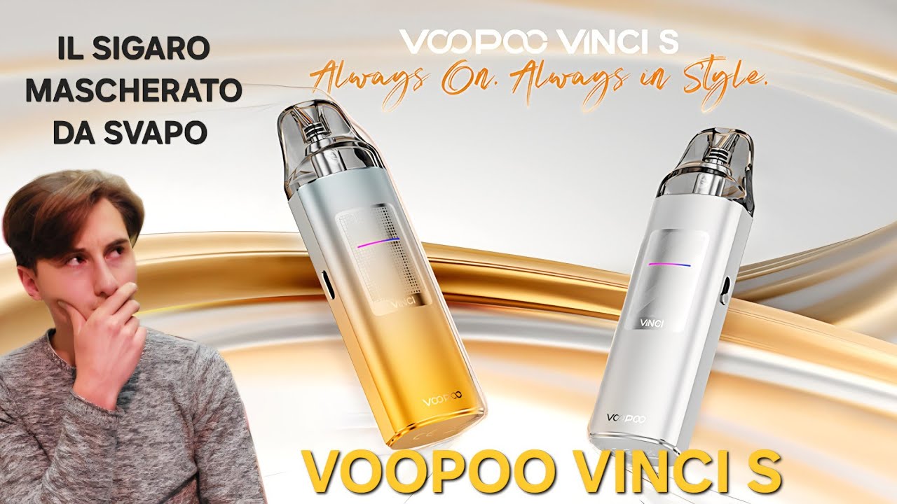 VOOPOO VINCI S : UN SIGARO A TUTTI GLI EFFETTI