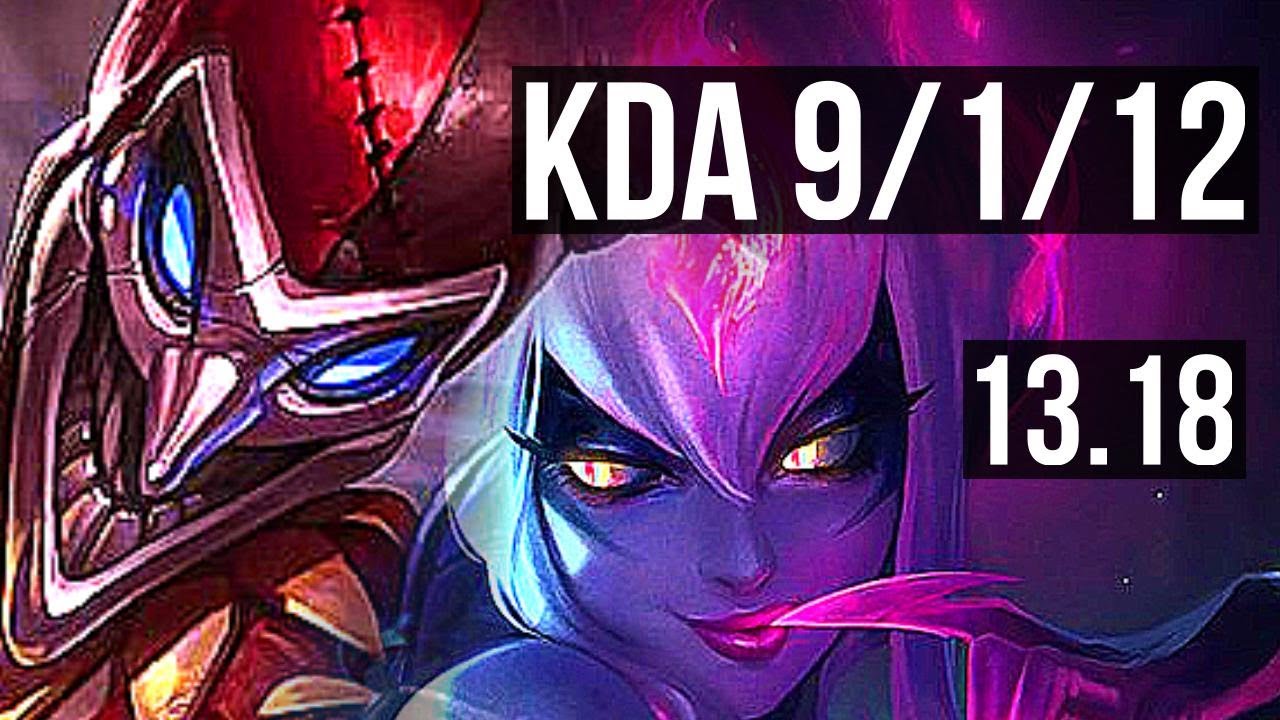 SHACO vs EVELYNN (JNG) | 9/1/12, 3.6M mastery, Legendary, 300+ games | KR Diamond | 13.18