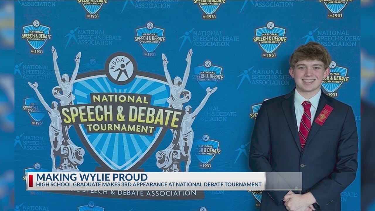 Wylie High School graduate makes 3rd appearance at national debate tournament