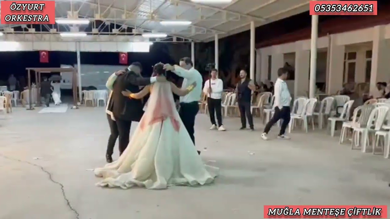 Kerimoğlu zeybeği Özyurt orkestra Muğla Menteşe Çiftlik düğünü 