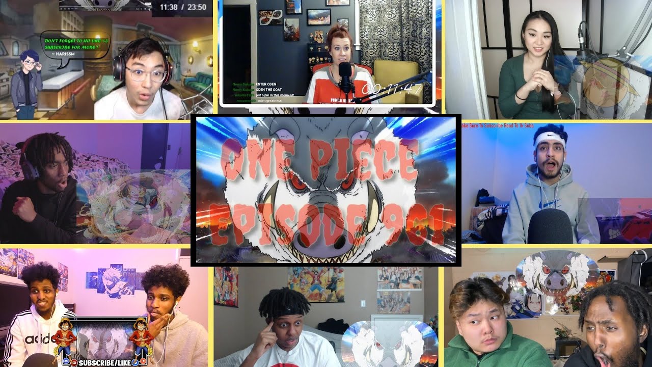 One piece episode 961 Reaction Mashup