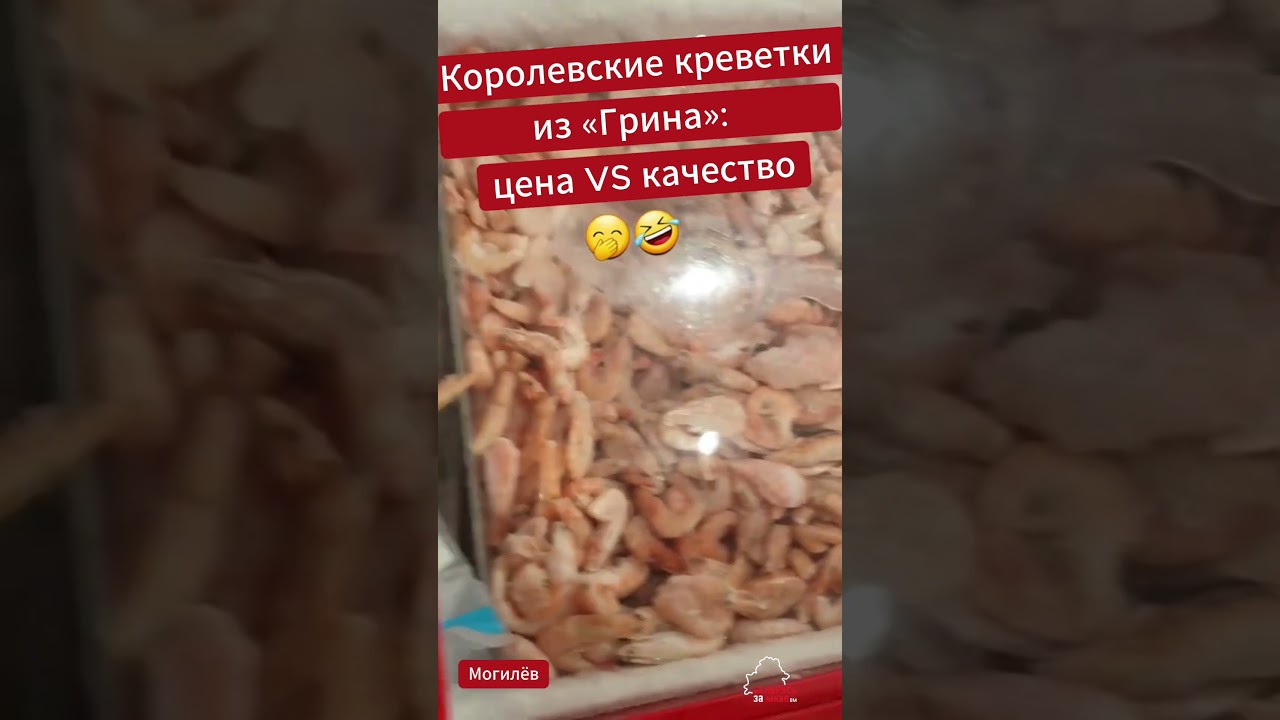 🦐🛒 Королевские креветки из &laquo;Грина&raquo; в #Могилев оказались совсем не такими, как ожидалось