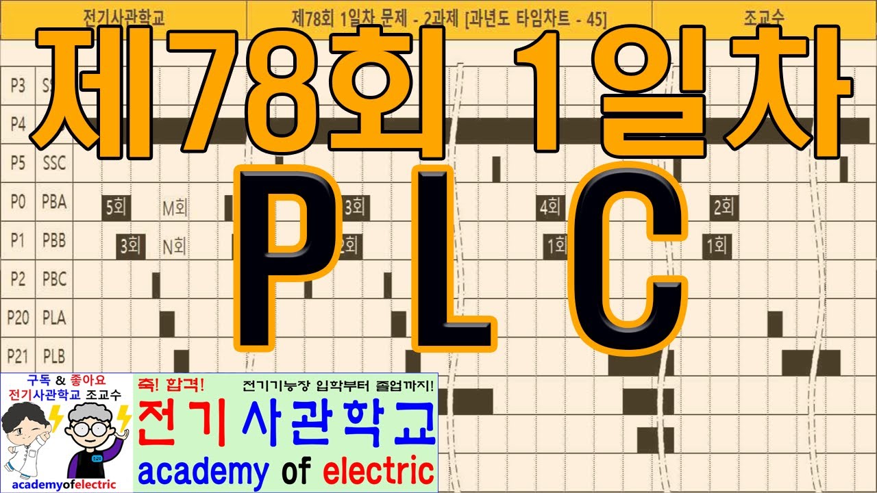 제78회 1일차 문제(과년도 타임차트 - 45)