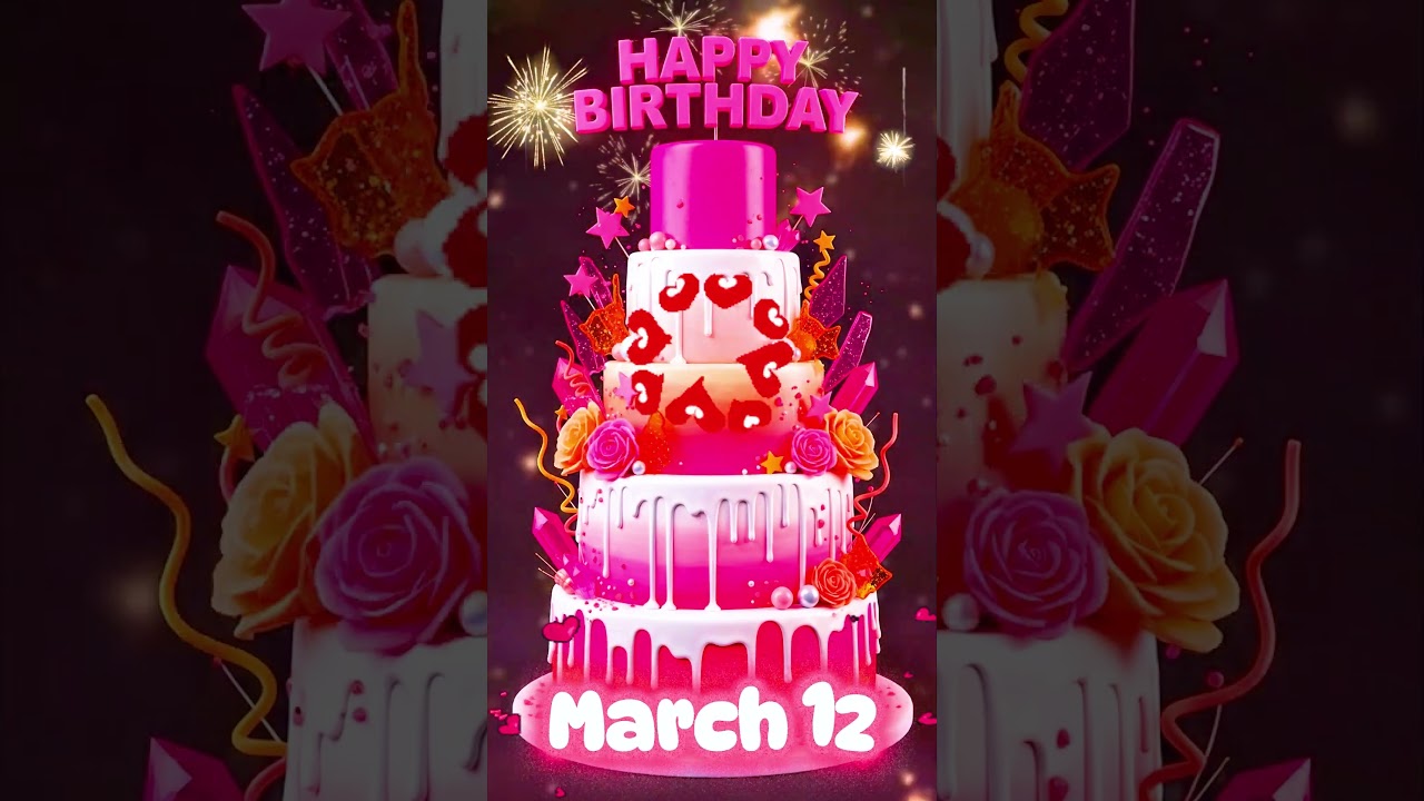 🎉 С Днём рождения, 12 марта! 🎂 Идеальное празднование дня рождения начинается прямо сейчас!