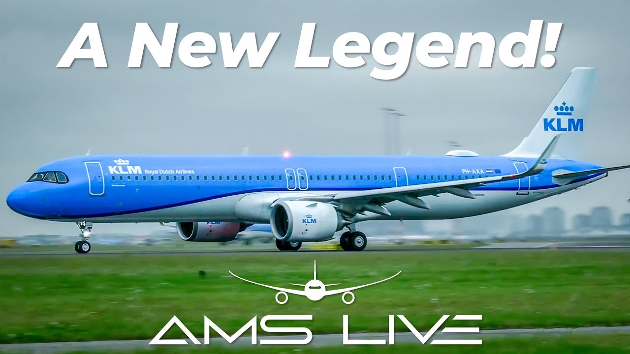 PH-AXA Takes to the Skies! KLM&rsquo;s A321 NEO Departs for Training!