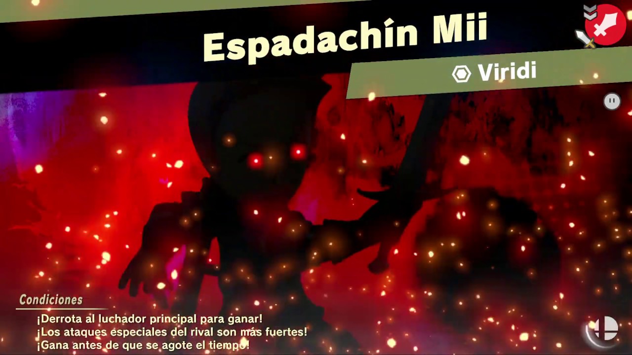 Super Smash Bros. Ultimate - Pelea contra esp&iacute;ritu Leyenda 4★: Viridi (Modo dif&iacute;cil)