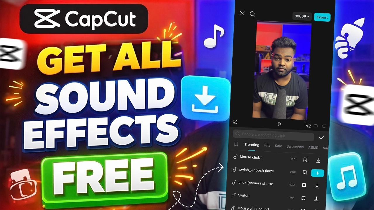 You Never Need to Download Sound Effects Ever Again! Capcut New Feature