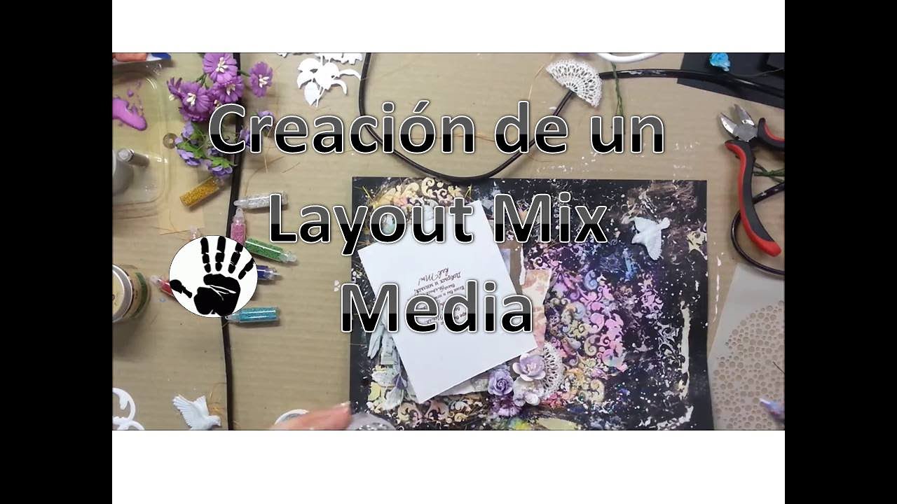 Creacion de un Album de fotos con Layout Mix Media (Scrapbooking)