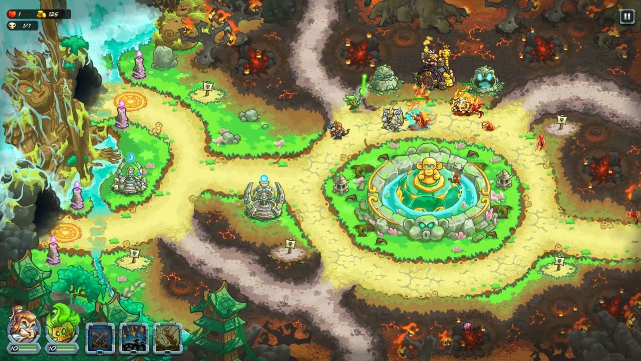 Kingdom Rush Alliance CELESTIAL MONKEY FOREST [impossible] [iron]