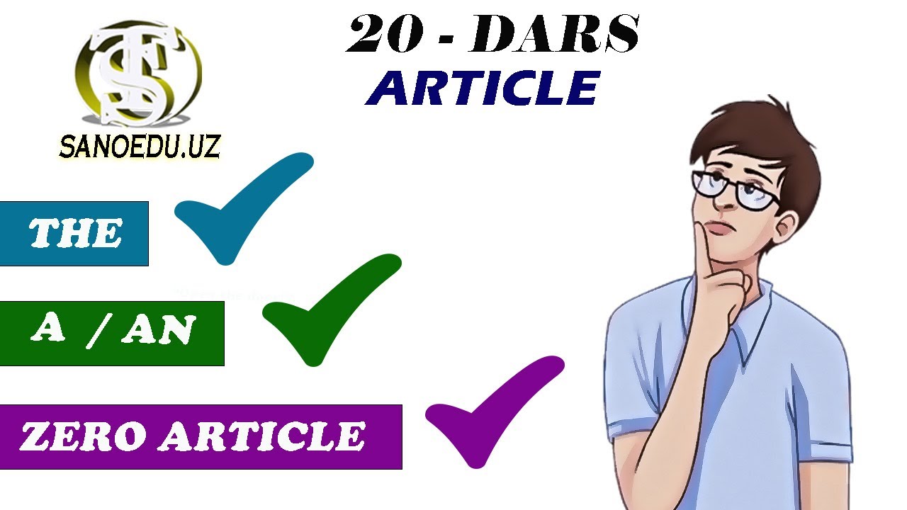A / AN / THE / ZERO ARTICLE | Ingliz tilida artikl mavzusi