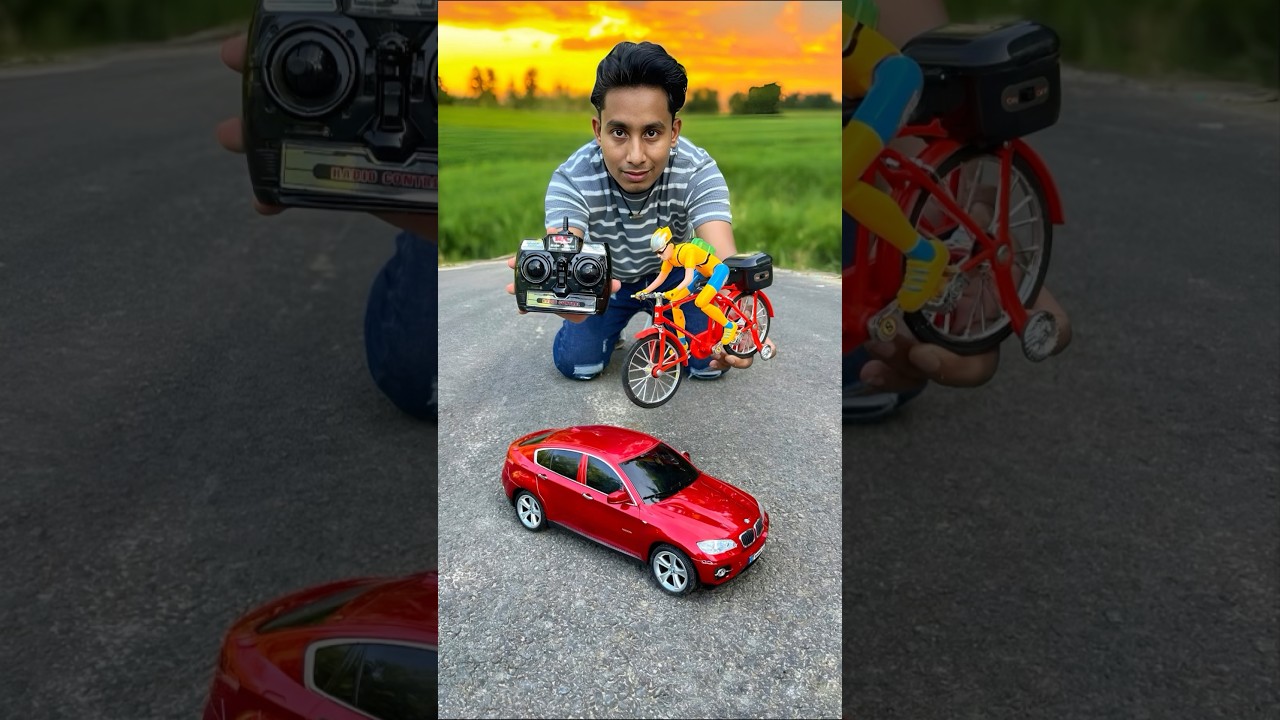 Suto Electric Cycle Vs Rc Bmw Car🔥