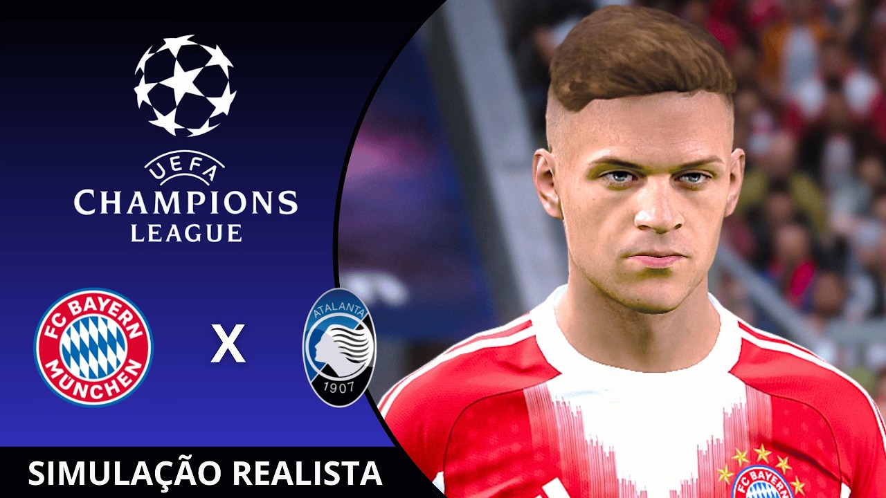 Bayern de Munique vs Atalanta | Champions League - Oitavas de Final | Simulação Realista de PES21