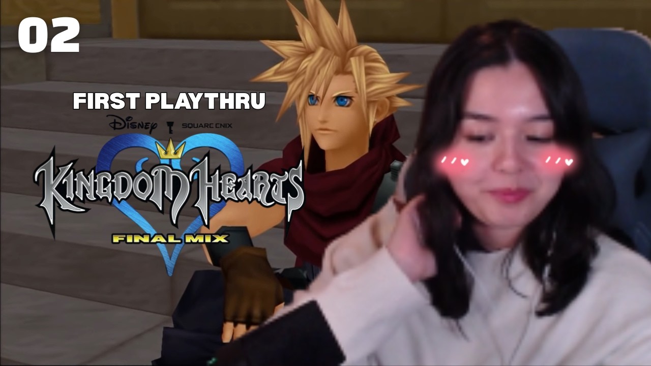 CLOUD? IS THAT YOU? | Kingdom Hearts 1 First Playthrough | Part 2