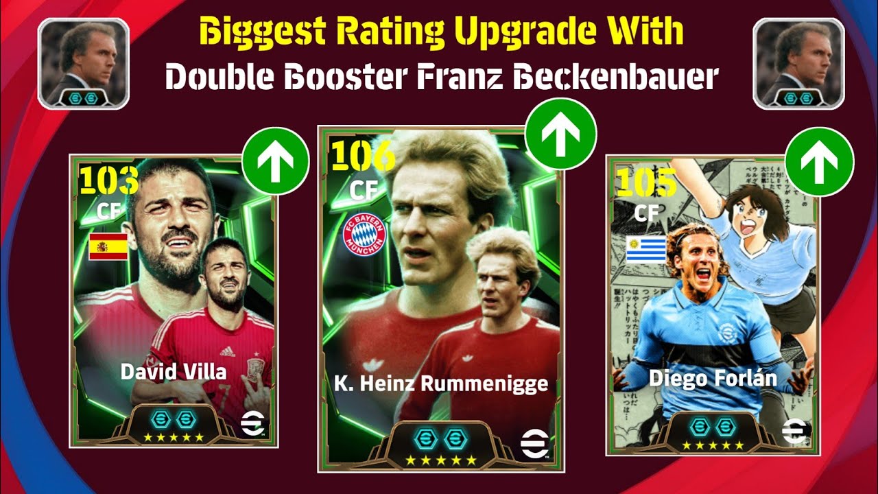 Biggest Rating Upgrade With Franz Beckenbauer In eFootball 2025 🔥 | Best Long Ball Manager 👑