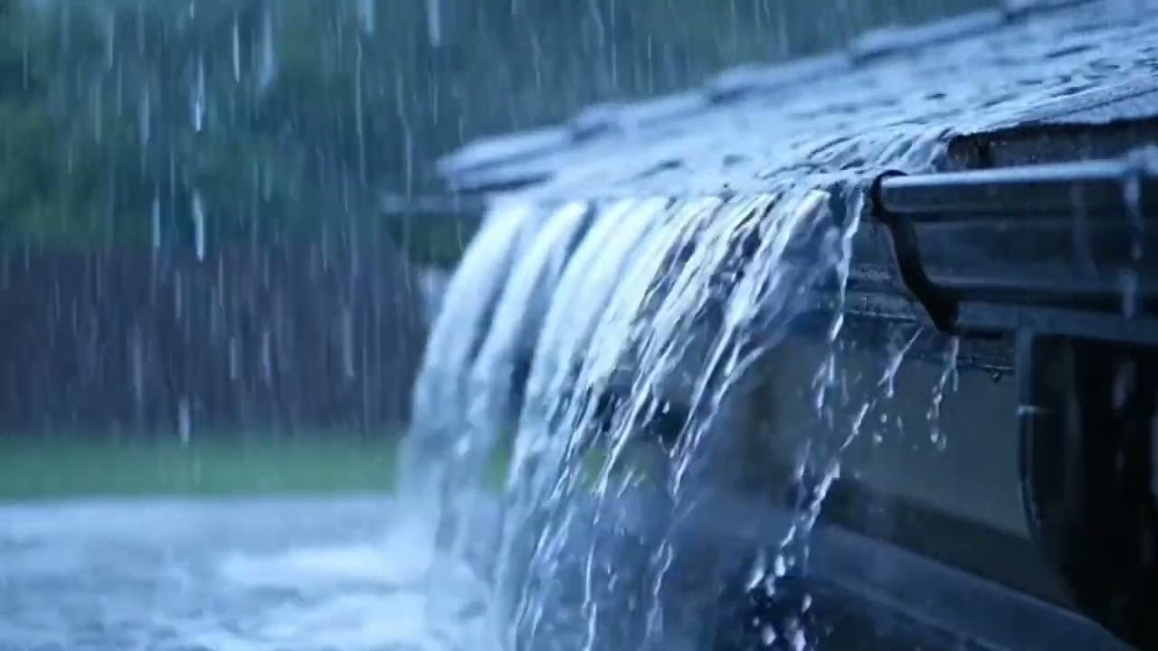 Zen Rain: Soft Thunderstorm & Gentle Rain on Tin Roof for Meditation