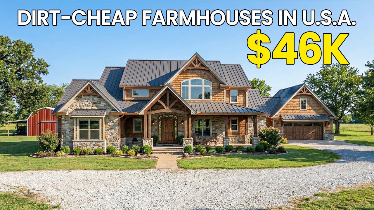 DIRT-CHEAP OKLAHOMA Farmhouses with Acreage | Real Estate Deals You Won't Believe