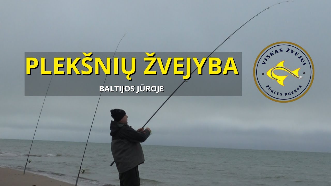 Plekšnių žvejyba nuo kranto